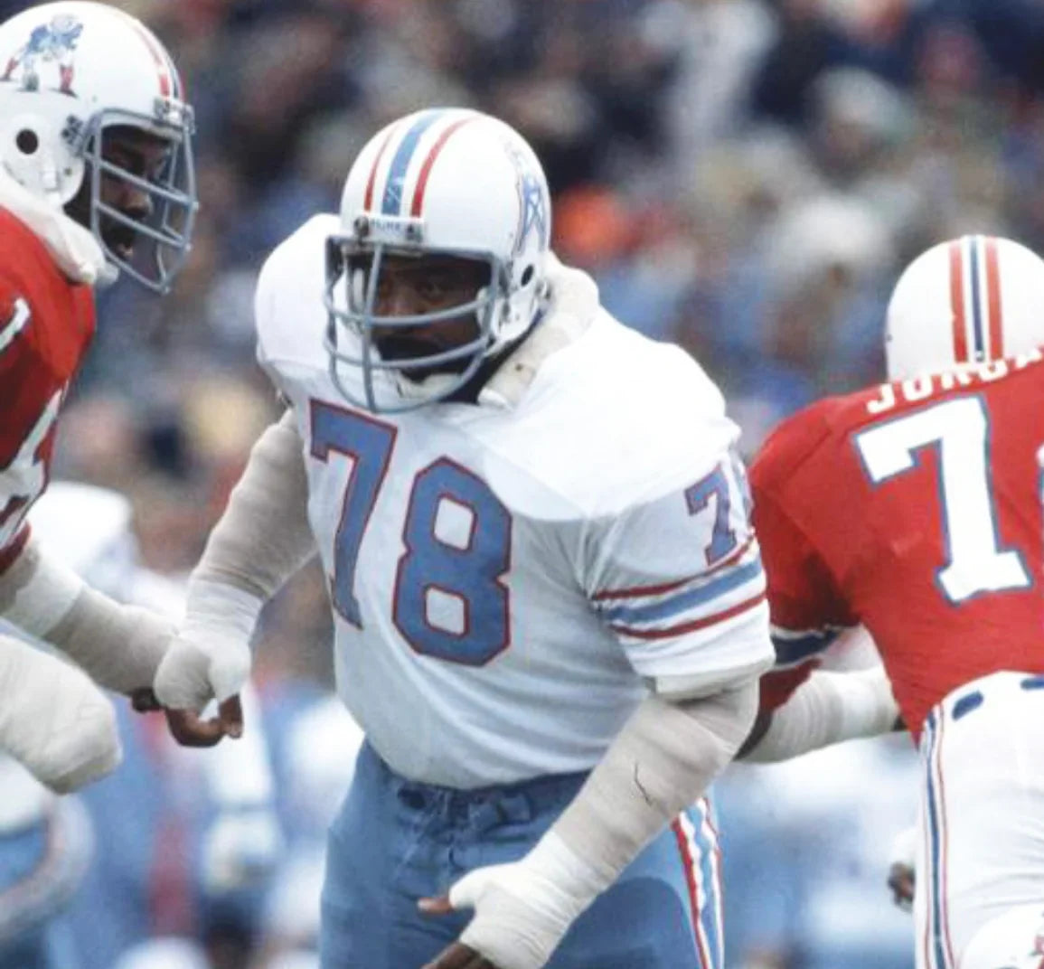 Curley Culp Houston Oilers NFL Mitchell & Ness Jersey product image 3, provided for visual reference and product detail