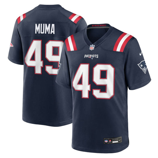 Men's New England Patriots Chad Muma Nike Navy Team Game product image 1