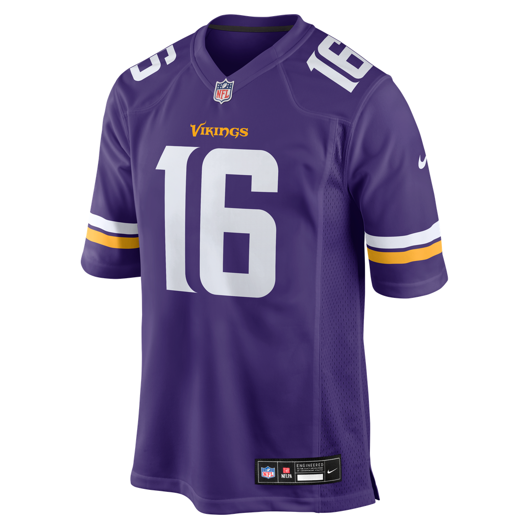 Men's Minnesota Vikings Jaren Hall Nike Purple Game Jersey product image 2