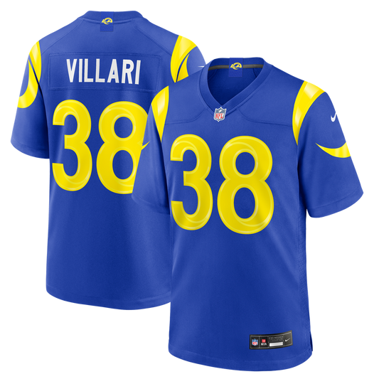 Men's Los Angeles Rams Dan Villari Nike Royal Game Jersey product image 1