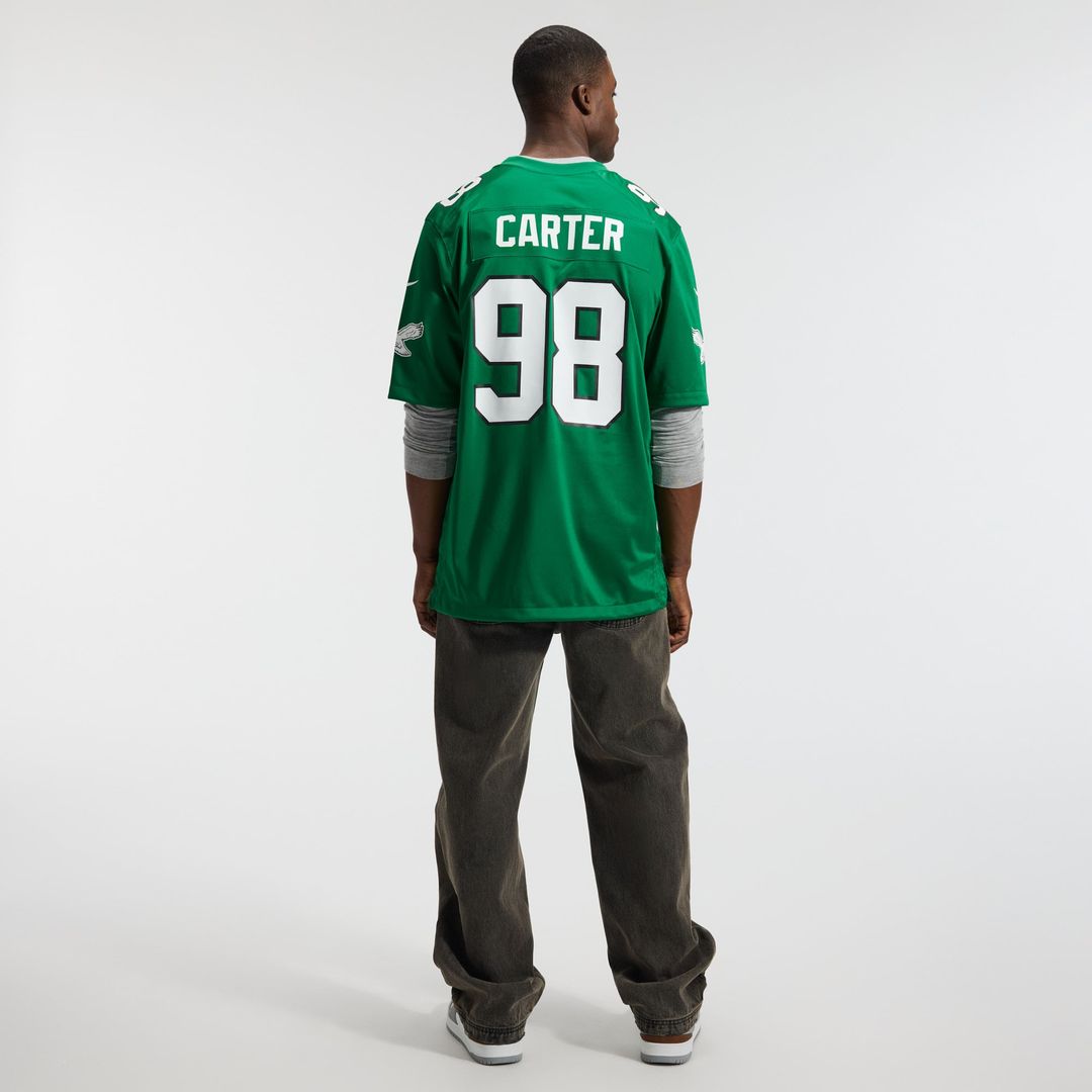 Men's Philadelphia Eagles Jalen Carter Nike White Game product image 10