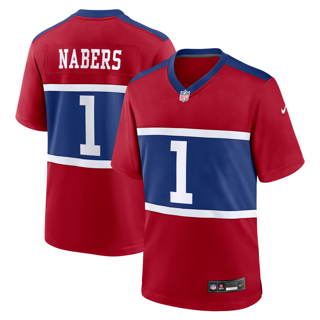 Men's New York Giants Malik Nabers Nike Century Red product image 1