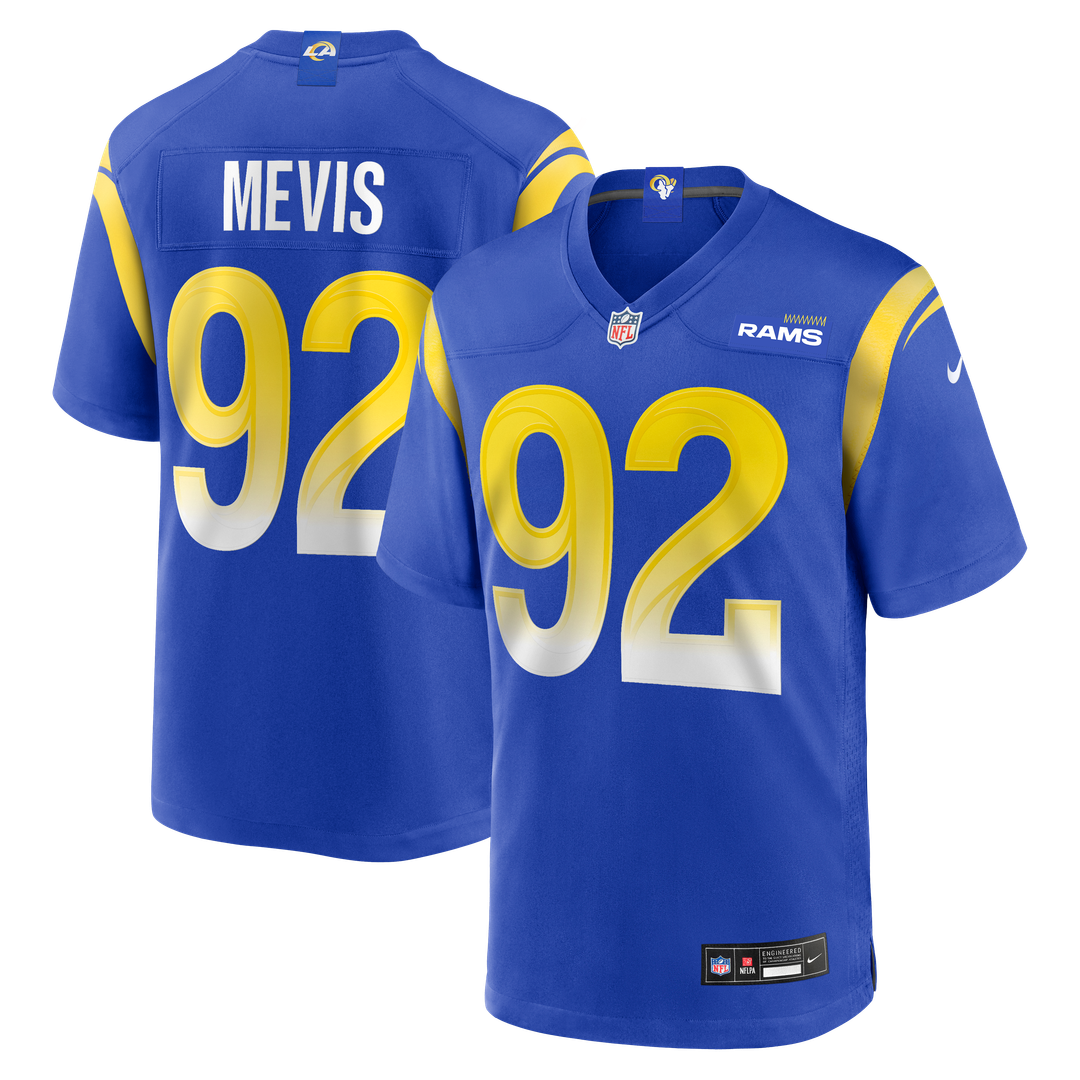 Men's Los Angeles Rams Harrison Mevis Nike Royal Team Game product image 1