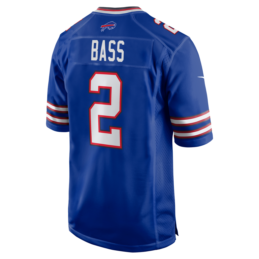 Men's Buffalo Bills Tyler Bass Nike Royal Game Player Jersey product image 3