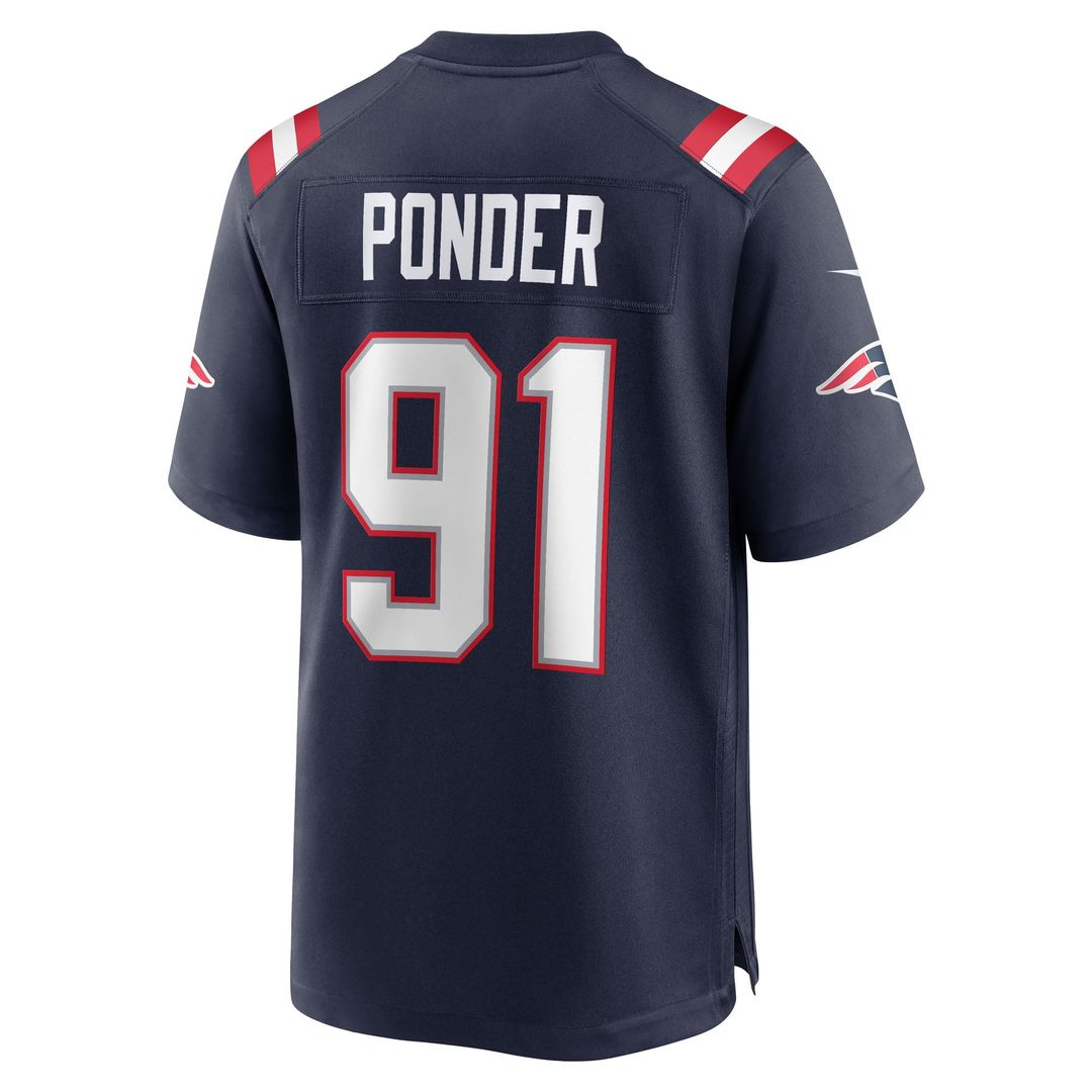 Men's New England Patriots Elijah Ponder Nike Navy Team product image 3