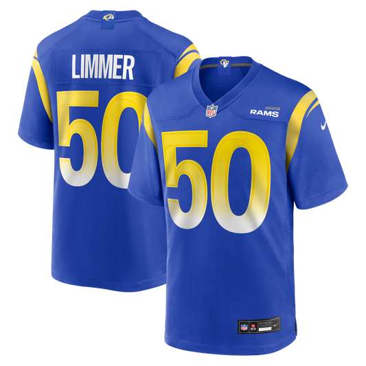 Men's Los Angeles Rams Beaux Limmer Nike Royal Team Game product image 1