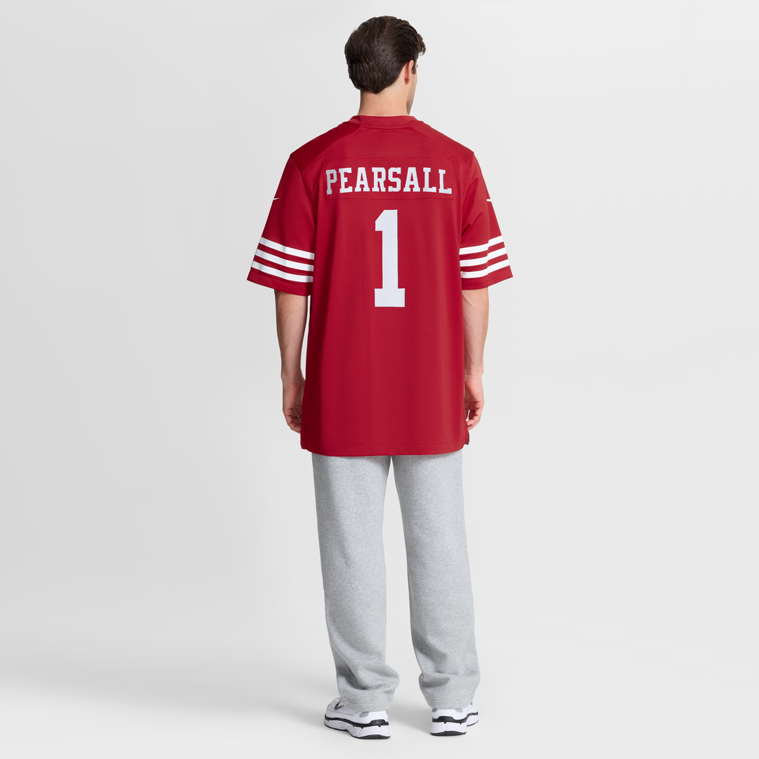 Men's San Francisco 49ers Ricky Pearsall Nike Scarlet 80th product image 5