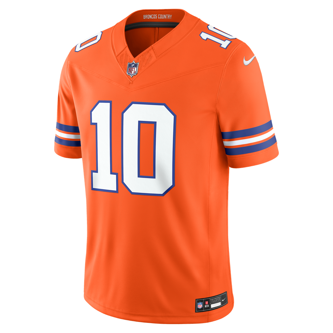 Men's Denver Broncos Bo Nix Nike Orange Alternate Mile High product image 2