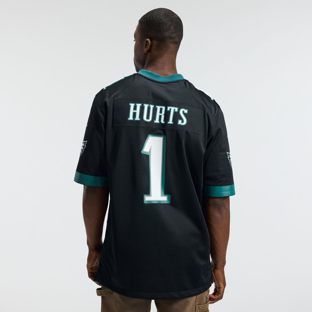 Men's Philadelphia Eagles Jalen Hurts Nike Black Alternate product image 16