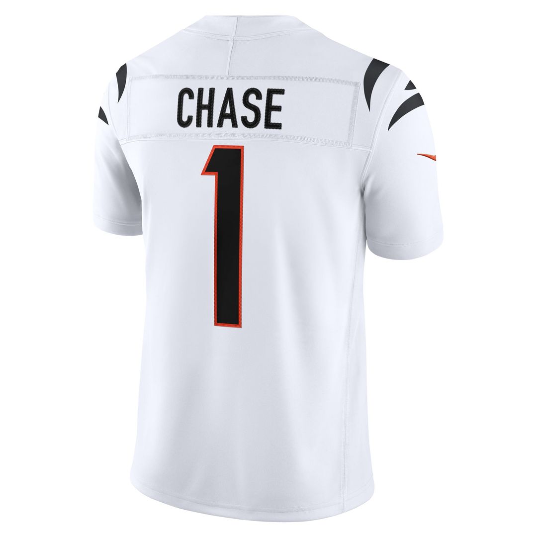 Men's Cincinnati Bengals Ja'Marr Chase Nike White Vapor product image 3