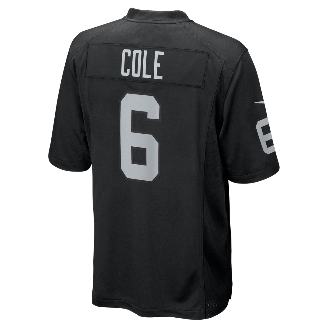 Men's Las Vegas Raiders AJ Cole Nike Black Game Jersey product image 3