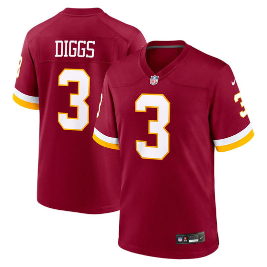 Men's Washington Commanders Stefon Diggs Nike Burgundy Game product image 1
