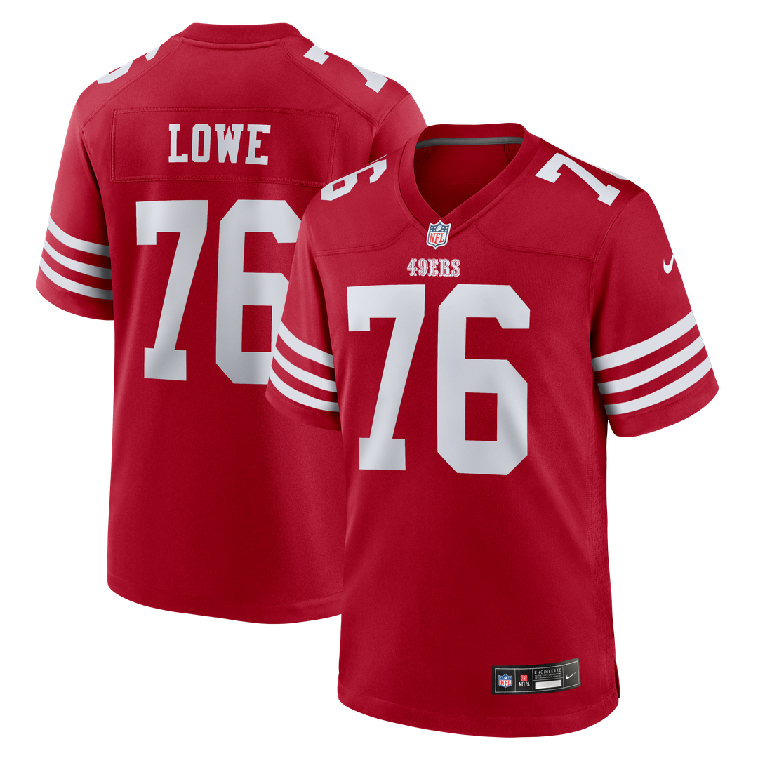 Men's San Francisco 49ers Vederian Lowe Nike Scarlet Team product image 1