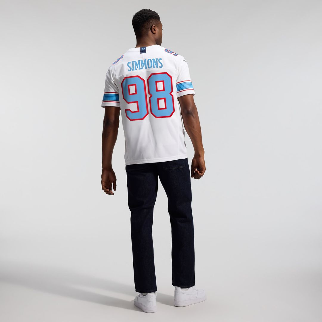 Men's Tennessee Titans Jeffery Simmons Nike White Vapor product image 20