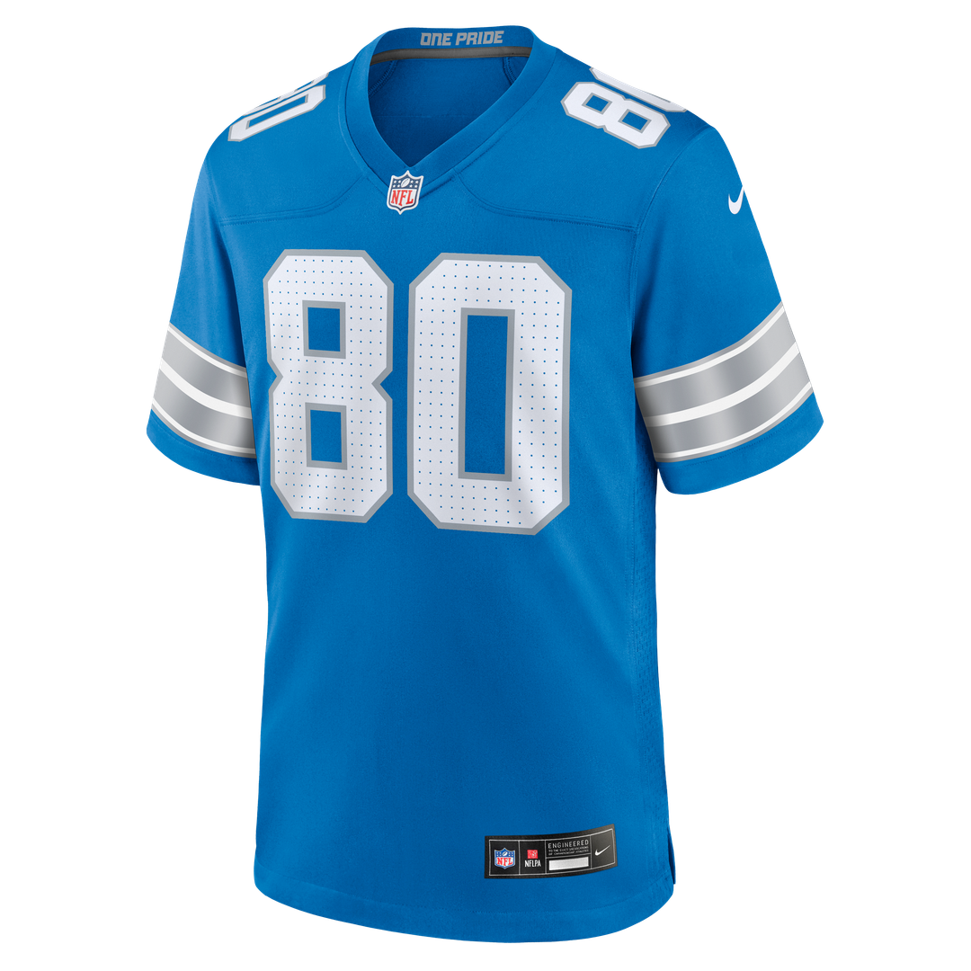 Men's Detroit Lions Malik Cunningham Nike Blue Team Game product image 2