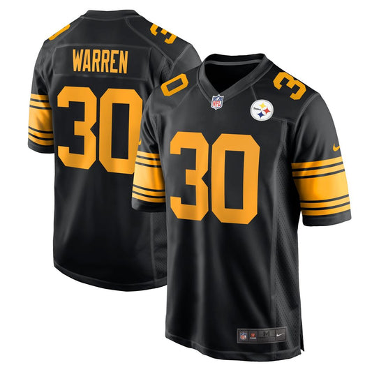 Men's Pittsburgh Steelers Jaylen Warren Nike Black product image 1