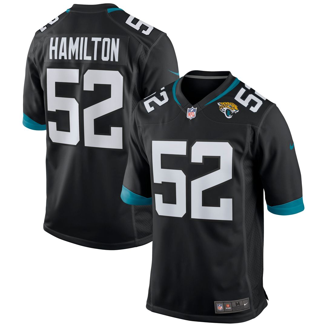Men's Jacksonville Jaguars DaVon Hamilton Nike Teal Game product image 17