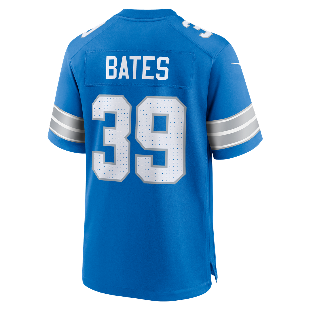 Men's Detroit Lions Jake Bates Nike Blue Team Game Jersey product image 3