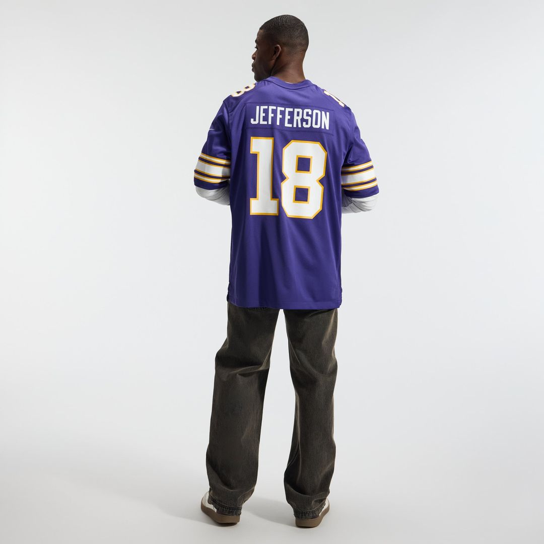 Men's Minnesota Vikings Justin Jefferson Nike Purple product image 21