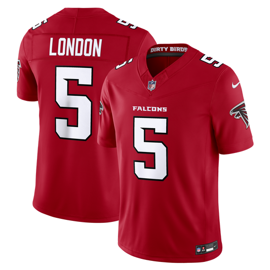 Men's Atlanta Falcons Drake London Nike Red Team Vapor product image 1