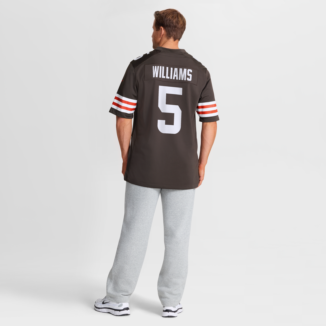 Men's Cleveland Browns Quincy Williams Nike Brown Team Game product image 5