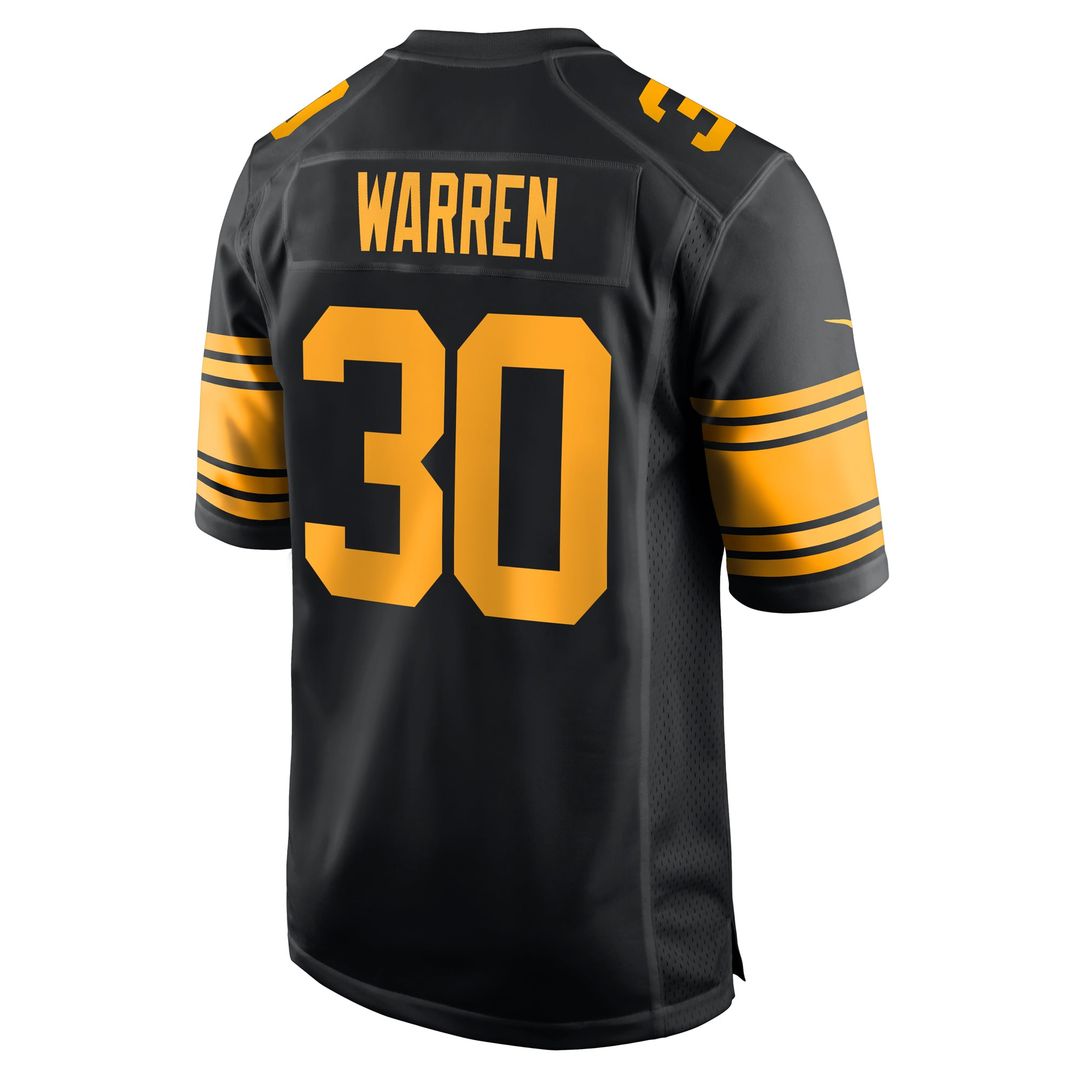 Men's Pittsburgh Steelers Jaylen Warren Nike Black product image 3