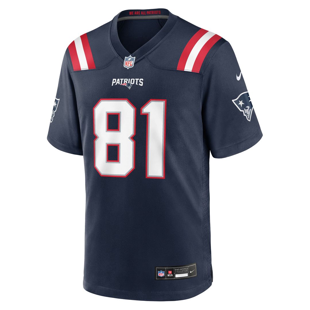 Men's New England Patriots CJ Dippre Nike Navy Team Game product image 4