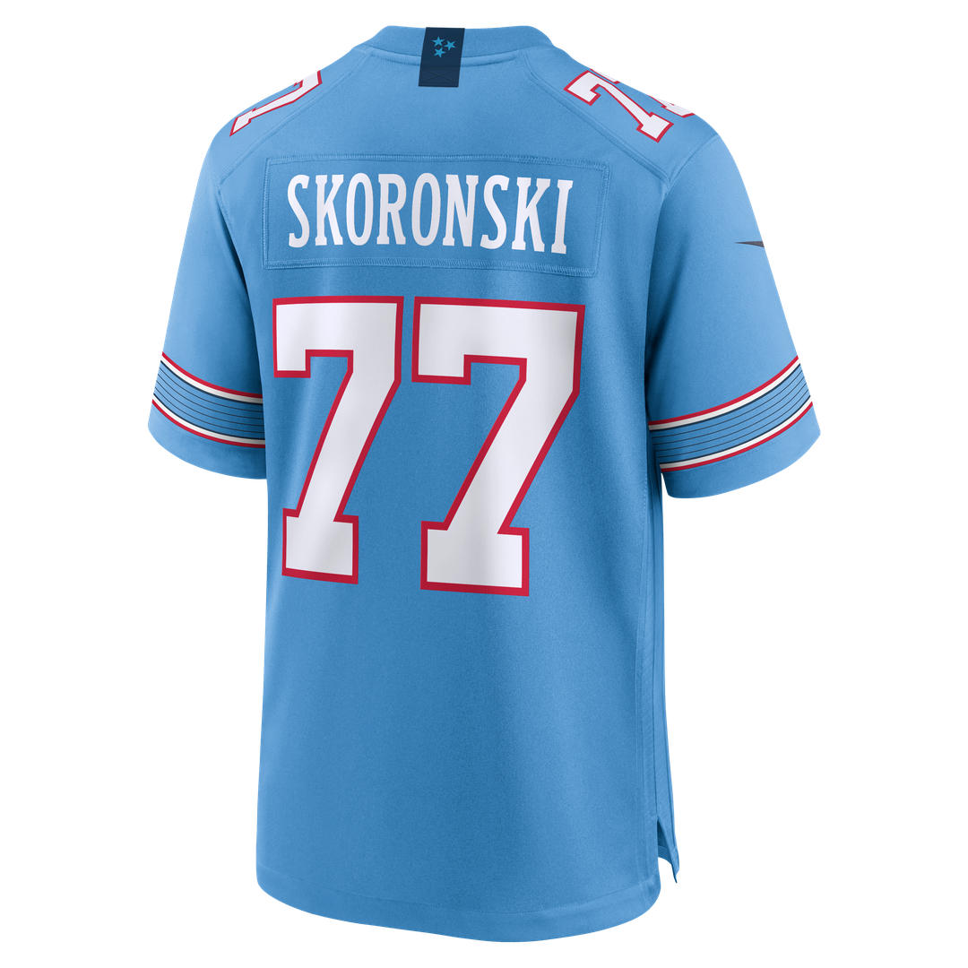 Men's Tennessee Titans Peter Skoronski Nike Light Blue Game product image 3