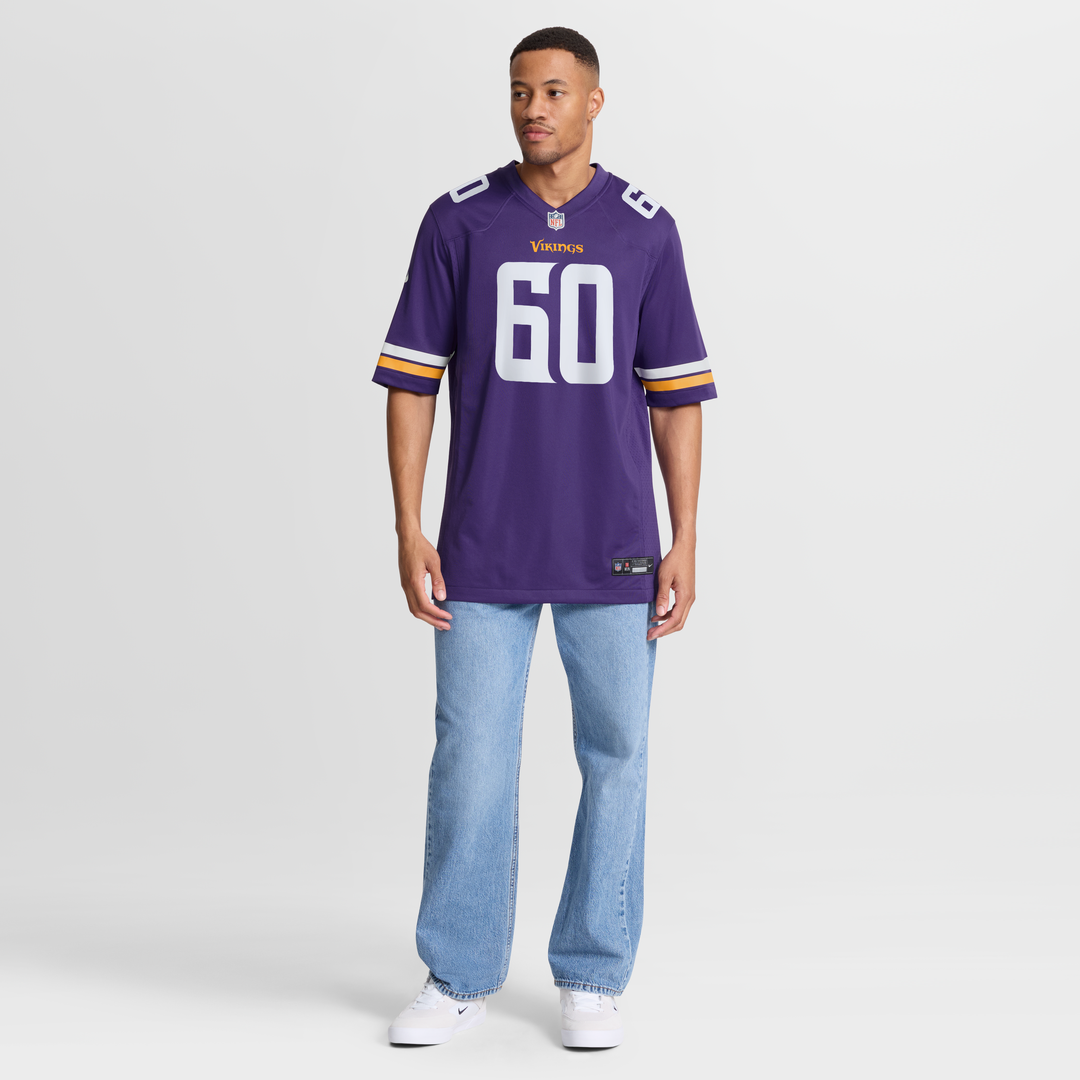 Men's Minnesota Vikings Joe Huber Nike Purple Team Game product image 7