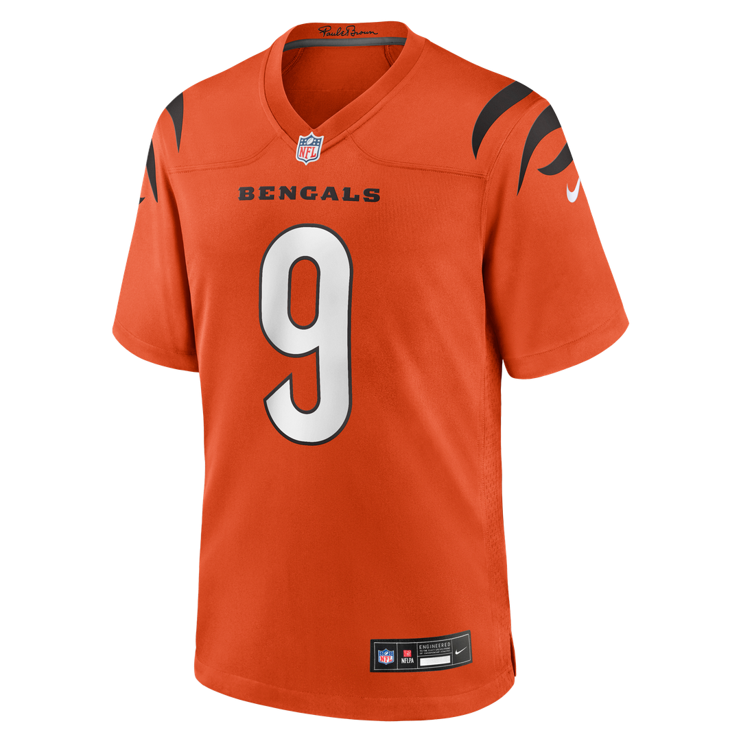 Men's Cincinnati Bengals Joe Burrow Nike Orange Alternate product image 4