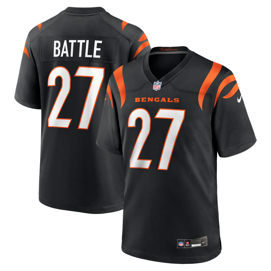 Men's Cincinnati Bengals Jordan Battle Nike Black Team Game product image 1