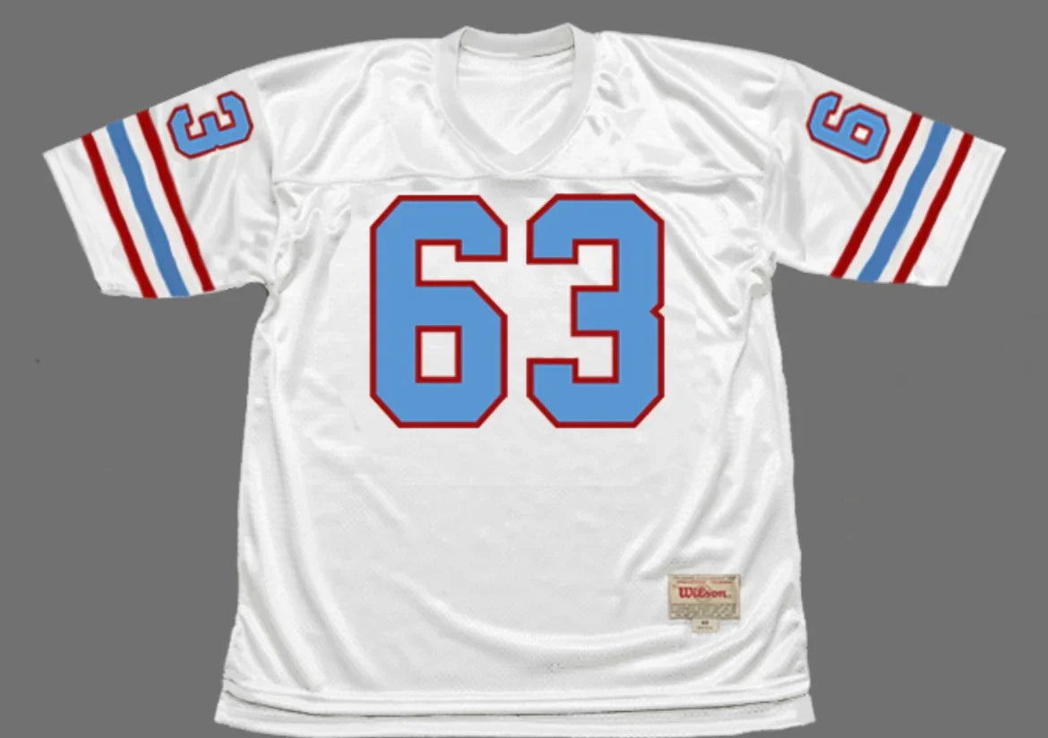 Mike Munchak Houston Oilers NFL Mitchell & Ness Jersey product image 2, provided for visual reference and product detail