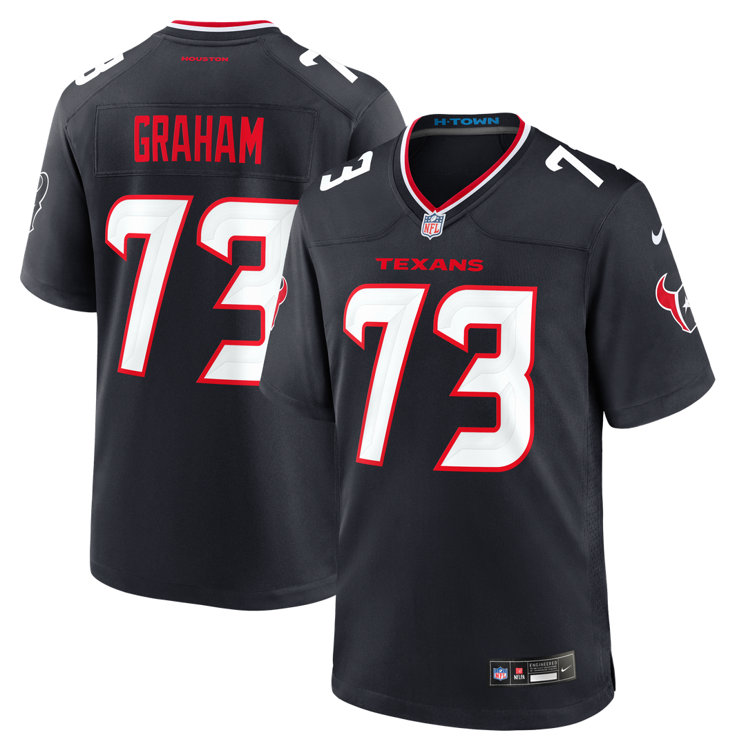Men's Houston Texans Derrick Graham Nike Navy Team Game product image 1