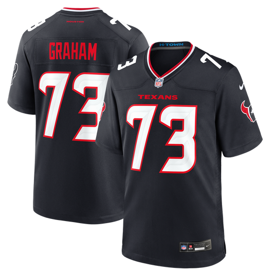 Men's Houston Texans Derrick Graham Nike Navy Team Game product image 1