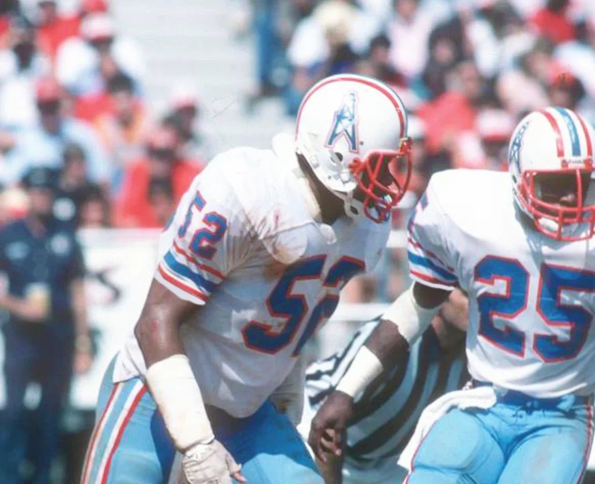 Robert Brazile Houston Oilers NFL Mitchell & Ness Jersey product image 4, provided for visual reference and product detail