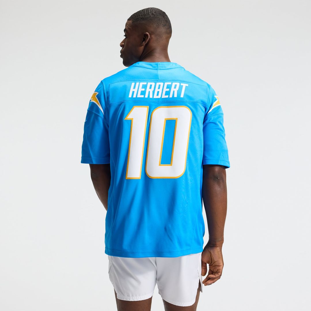 Men's Los Angeles Chargers Justin Herbert Nike Powder Blue product image 17