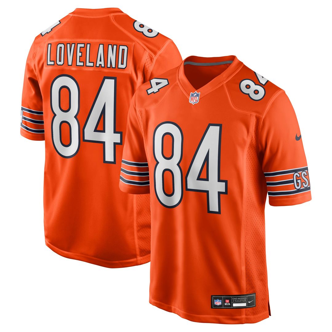 Men's Chicago Bears Colston Loveland Nike Navy Team Game product image 7