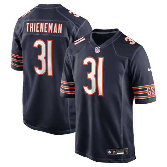 Men's Chicago Bears Dillon Thieneman Nike Navy Team Game product image 1