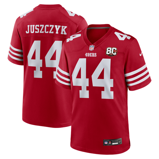Men's San Francisco 49ers Kyle Juszczyk Nike Scarlet 80th product image 1