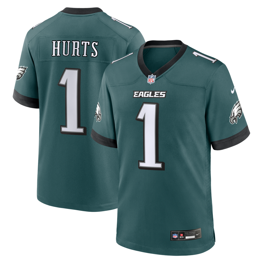Men's Philadelphia Eagles Jalen Hurts Nike Black Alternate product image 30