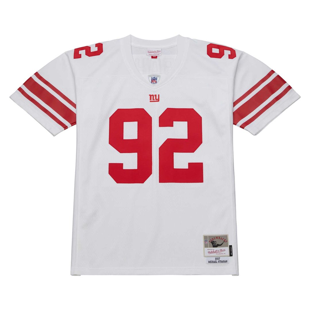 Men's New York Giants Michael Strahan Mitchell & Ness White product image 2