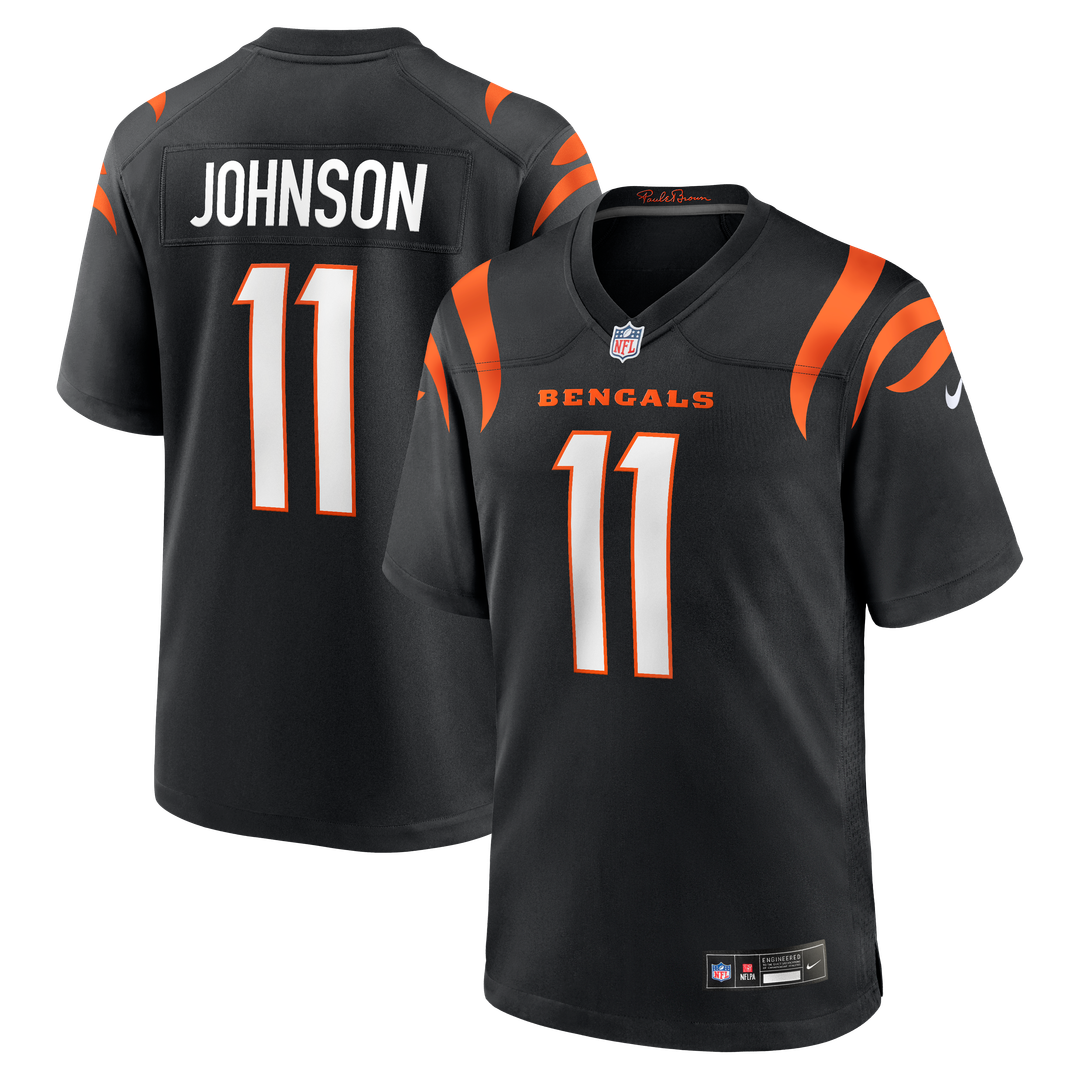 Men's Cincinnati Bengals Josh Johnson Nike Black Team Game product image 1