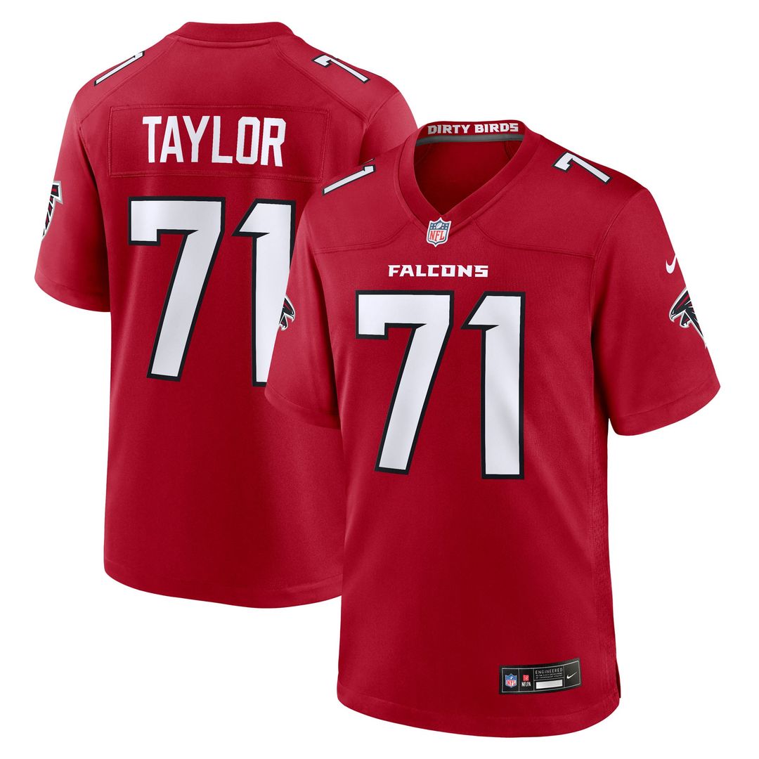 Men's Atlanta Falcons Jawaan Taylor Nike Red Team Game product image 1