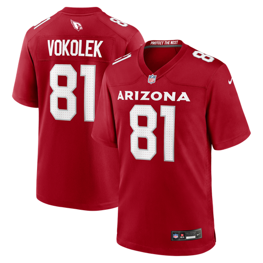 Men's Arizona Cardinals Travis Vokolek Nike Cardinal Team product image 1