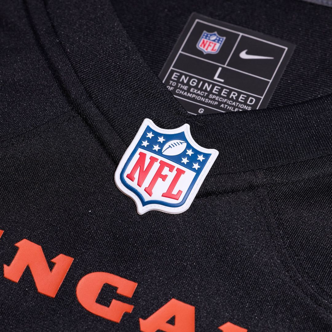 Men's Cincinnati Bengals Shaka Heyward Nike Black Team Game product image 4