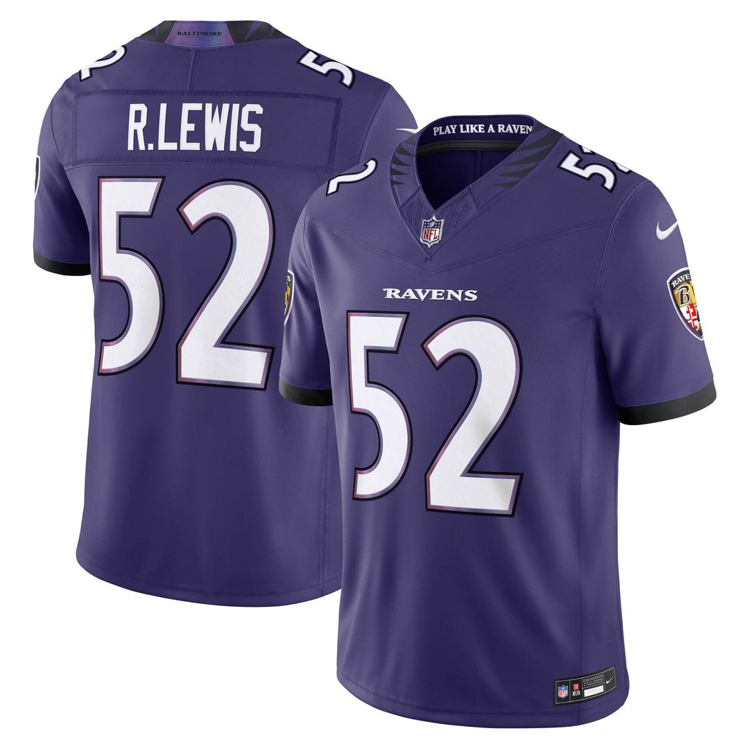 Men's Baltimore Ravens Ray Lewis Nike Purple Vapor F.U.S.E. product image 4