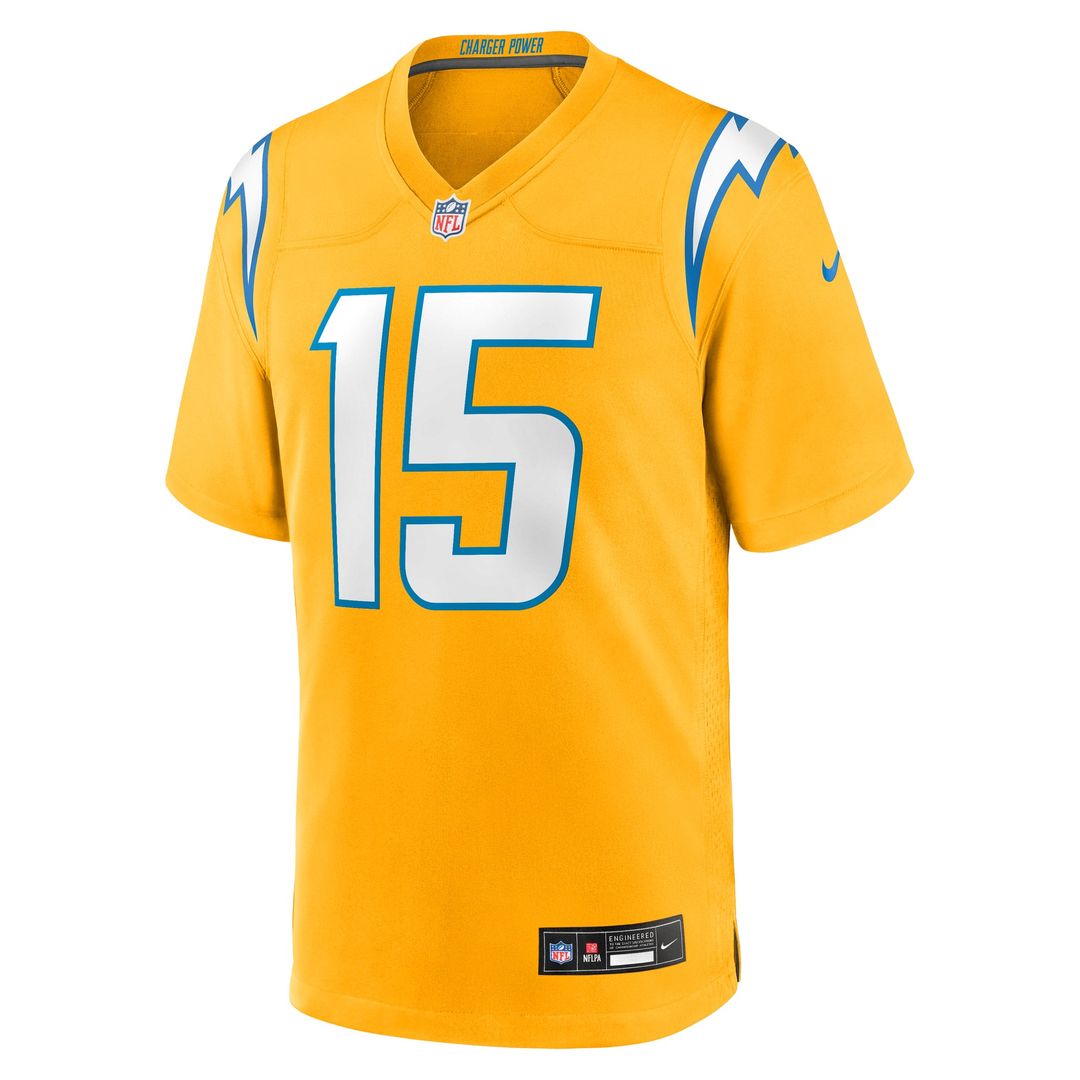 Men's Los Angeles Chargers Ladd McConkey Nike Gold product image 2