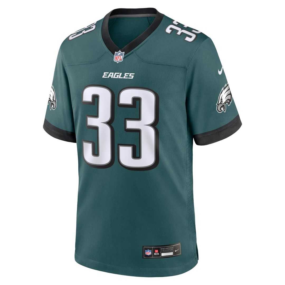 Men's Philadelphia Eagles Cooper DeJean Nike Green Game product image 2