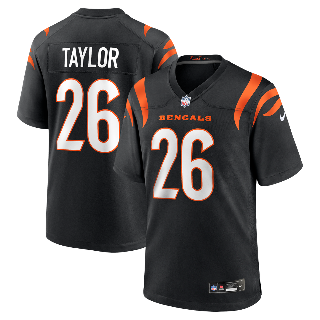 Men's Cincinnati Bengals Ja'Sir Taylor Nike Black Team Game product image 1