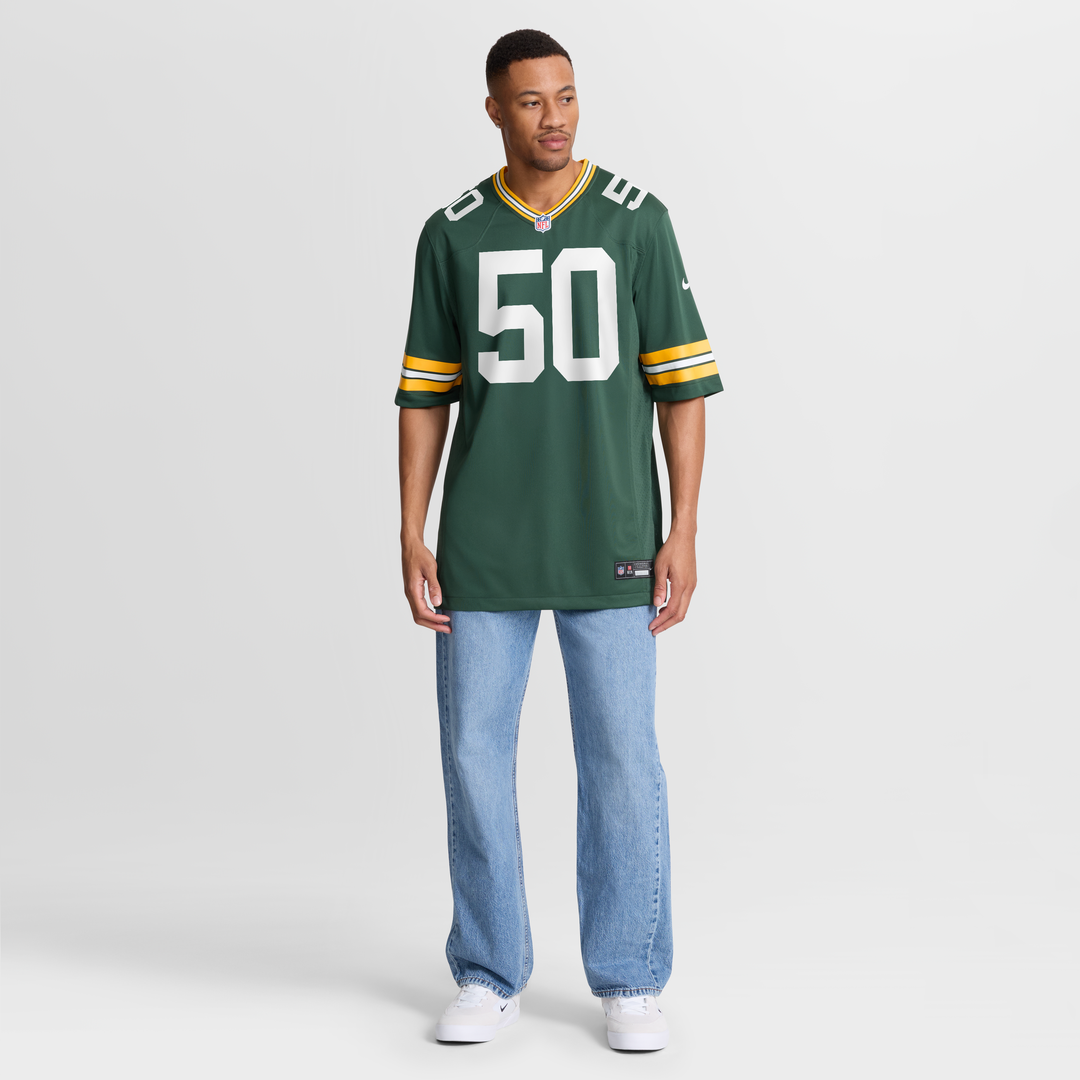 Men's Green Bay Packers Zach Tom Nike Game Player Jersey product image 7